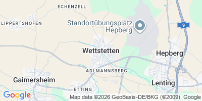 Karte Wettstetten