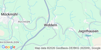 Karte Widdern