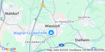 Karte Wiesloch