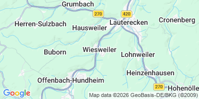 Karte Wiesweiler