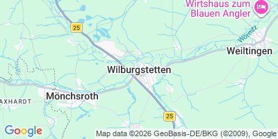 Karte Wilburgstetten