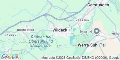 Karte Wildeck