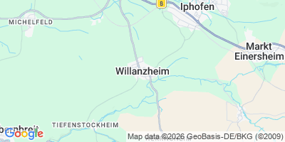 Karte Willanzheim