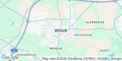 Karte Willich