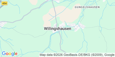 Karte Willingshausen