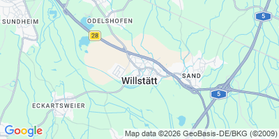 Karte Willstätt