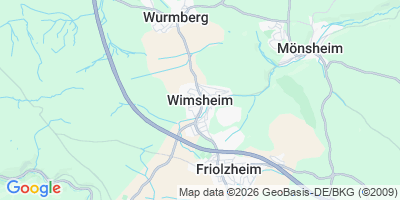 Karte Wimsheim