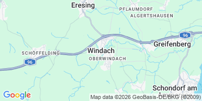 Karte Windach