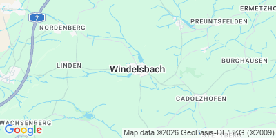 Karte Windelsbach