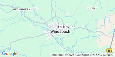 Karte Windsbach