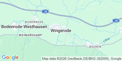 Karte Wingerode