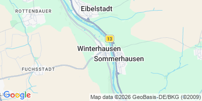 Karte Winterhausen