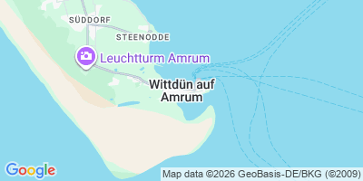 Karte Wittdün auf Amrum