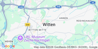 Karte Witten
