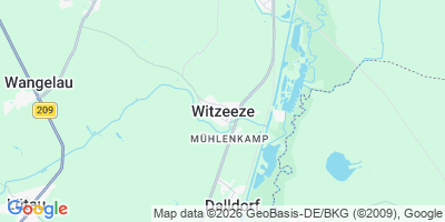 Karte Witzeeze