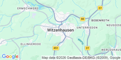 Karte Witzenhausen