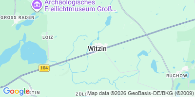 Karte Witzin