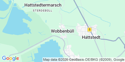 Karte Wobbenbüll