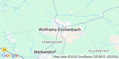 Karte Wolframs-Eschenbach