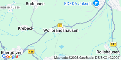 Karte Wollbrandshausen