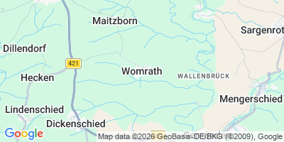 Karte Womrath