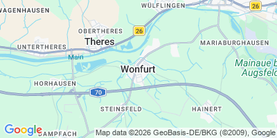Karte Wonfurt