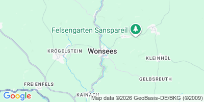 Karte Wonsees