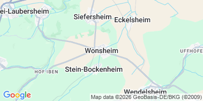 Karte Wonsheim