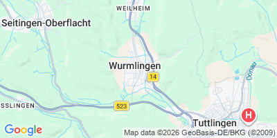 Karte Wurmlingen