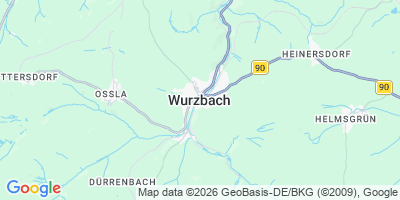 Karte Wurzbach