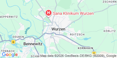 Karte Wurzen