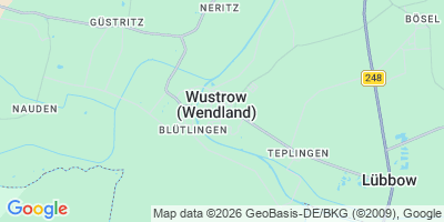 Karte Wustrow (Wendland)