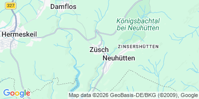 Karte Züsch