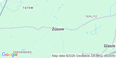 Karte Züsow