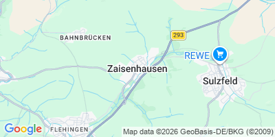 Karte Zaisenhausen