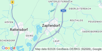 Karte Zapfendorf