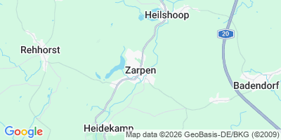 Karte Zarpen
