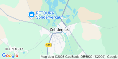 Karte Zehdenick