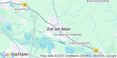 Karte Zeil a.Main