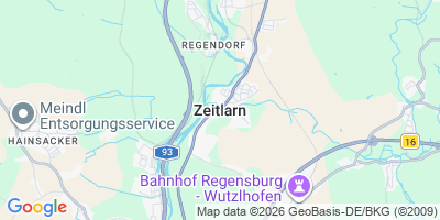 Karte Zeitlarn