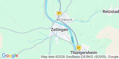 Karte Zellingen