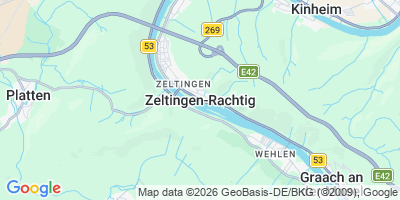 Karte Zeltingen-Rachtig