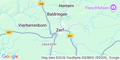 Karte Zerf