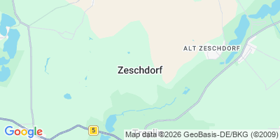 Karte Zeschdorf