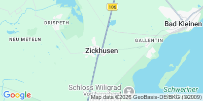 Karte Zickhusen