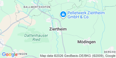 Karte Ziertheim