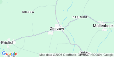 Karte Zierzow