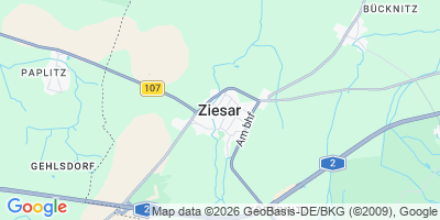Karte Ziesar