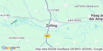 Karte Zolling