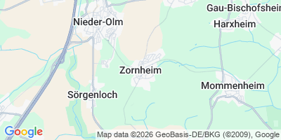 Karte Zornheim